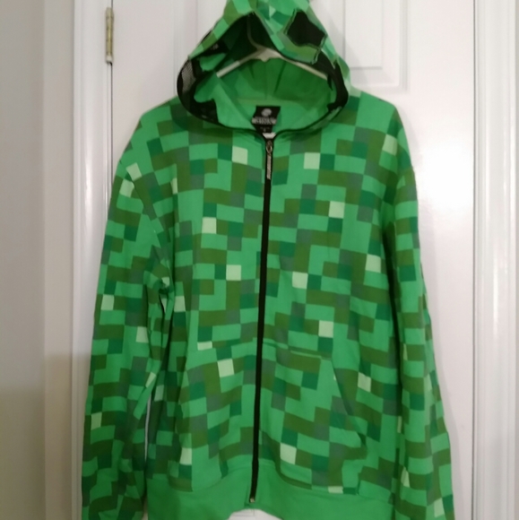 creeper minecraft jacket
